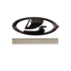 Emblema cromo ovalado para la parrilla del radiador Lada Urban 21214, 8450008069 