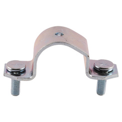 Forged, clamp, bracket with screws for stabilizer bar Lada Niva 2121, 2121-2906052 