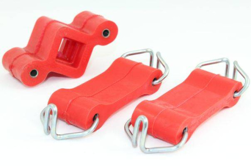Exhaust Mounting 2 x strap + holder POLYURETHANE with hooks for Lada Niva 2121 and Lada 2101-07 