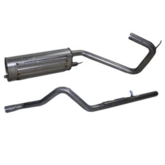 Exhaust for gas system Rear silencer Lada Niva 2121 gas-operated 