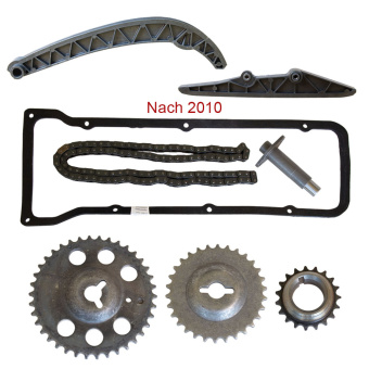 Sprocket + Chain repair kit: Sprocket wheels, chain, tensioner, railer, Lada Niva 21214 after  year 2010 