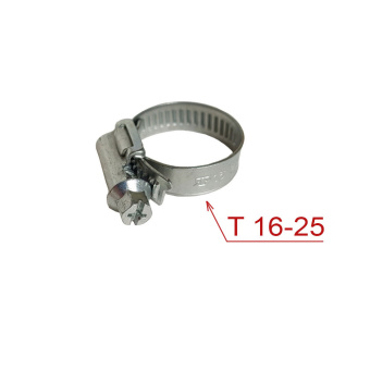 Fixing clamp, hose clamp for the heating and venting hose 16mm - 25mm 