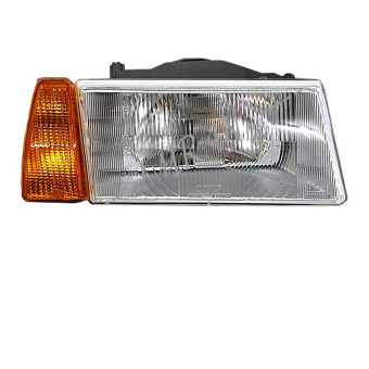 Headlight Lada Samara 2108, 2109, right, orange turn light 