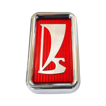 Emblem für Kühlergrill Rot Chrom für Lada 2103, 2106 Original, Neuproduktion 