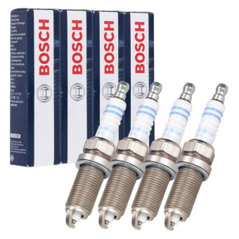 4 x spark plugs Bosch WR7DC+ for Lada Niva 2121, 21214  (1700ccm), Urban, Bronto, Legend 