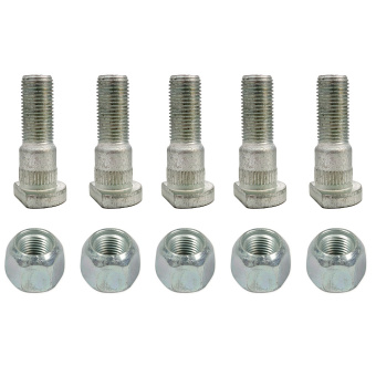 Wheel bolts 5 pcs. + nuts 5 pcs. rear, Lada Niva 