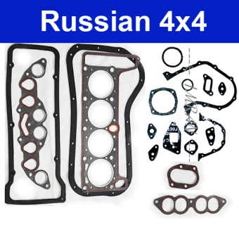 Seal / Gasket kit Engine and transmission Lada Niva 4 x 4,  1700ccm,  82 mm 