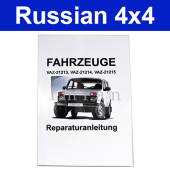 Instrucciones de reparación para Lada Niva en alemán 2121, 21213, 21214, 21215 