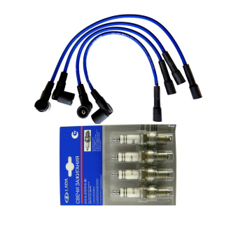 Kit: juego de cables de encendido + 4 bujías Lada Niva 1700 