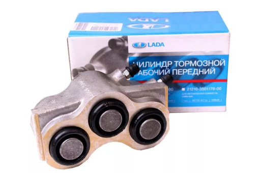 Brake cylinder front brake caliper Lada Niva 2121, 21213, 21214, 21215 left, ORIGINAL!!! AUTOVAZ!! 