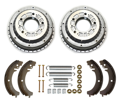 Repair kit: Brake drum + brake pads + mounting Lada Niva 2121 