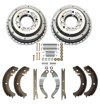 Repair kit: Brake drum + brake pads and lever + mounting Lada Niva 4 x 4 