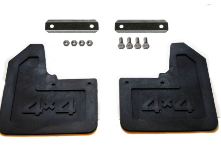 Mud flaps front with mounting kit for Lada Niva 2121 all models, pair  