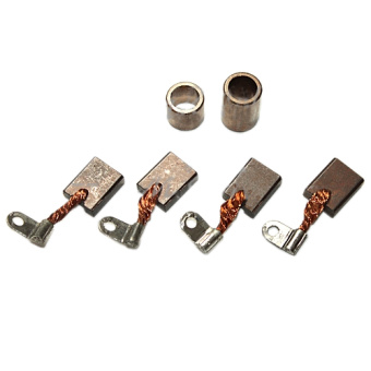 Reparatursatz Anlasser: 4 Kohlebürsten für Anlasser und 2 Kupferbuchsen Lada 2101-2107, Niva 2121 