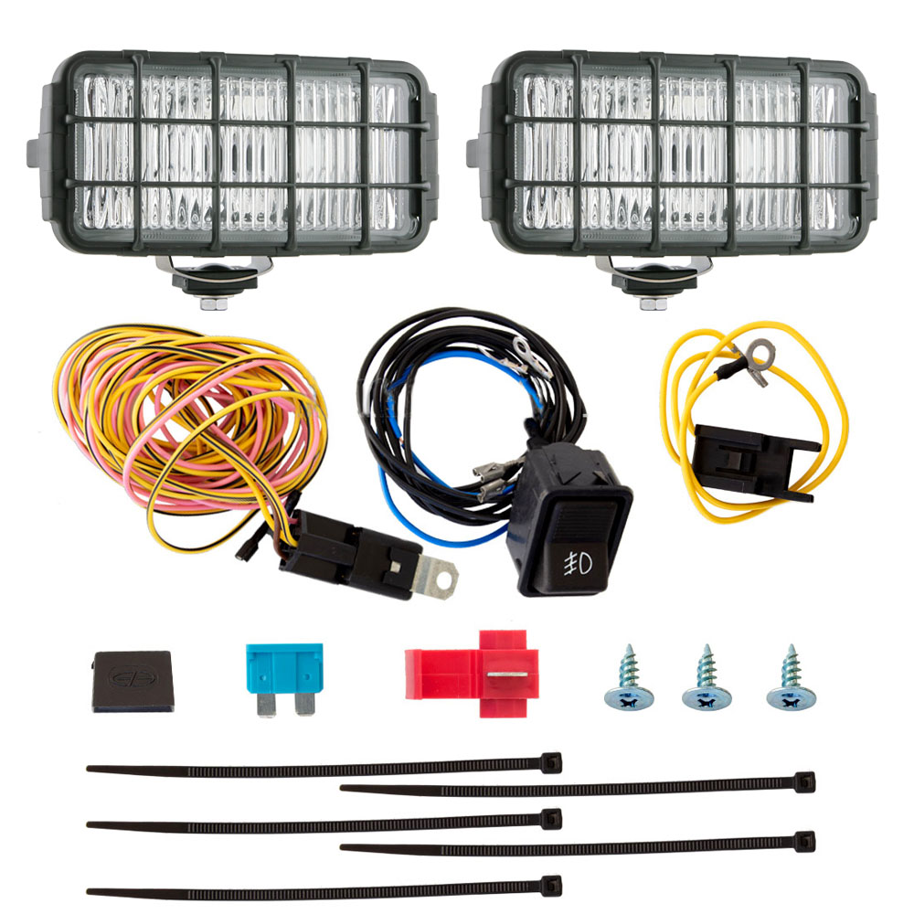 LED Zusatzscheinwerfer inkl. Halteset für Nebelscheinwerfer (Paar